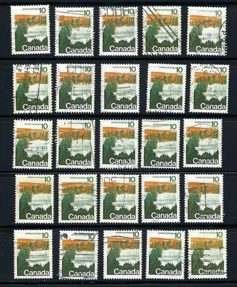 Canada #594, 10c Forest -- Wholesale/Bulk Lot of 25 - Imagem 1 de 1