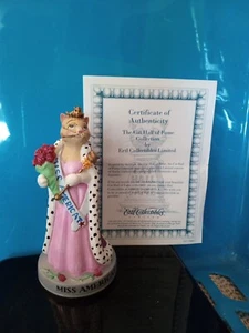 The Cat Hall of Fame MISS AMERICAT 1998 ERT Collectible Kitty Cat Figurine NIB  - Picture 1 of 6