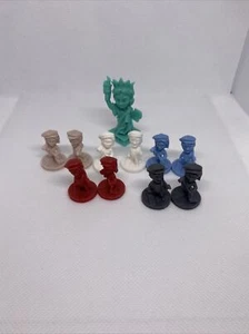 Santorini New York Board Game Replacement Workers And Statue Of Liberty - Picture 1 of 1