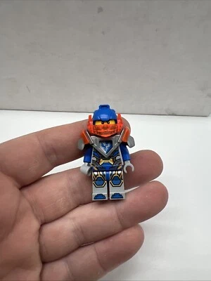 Lego Arcilla Trans-Neón Naranja Visera Nexo Caballeros Minifigura Foto 1 de 4