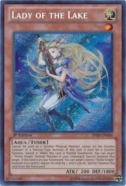 YuGiOh Lady of the Lake SHSP-EN084 Secret Rare Englisch Good 1st - Bild 1 von 2