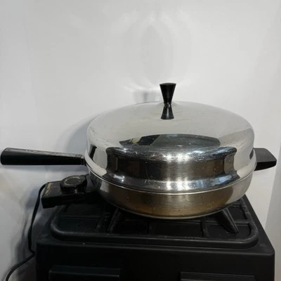 Farberware Sartén Eléctrica Revestida de Aluminio Cúpula Inoxidable 310-B 312-B Funciona Foto 1 de 4