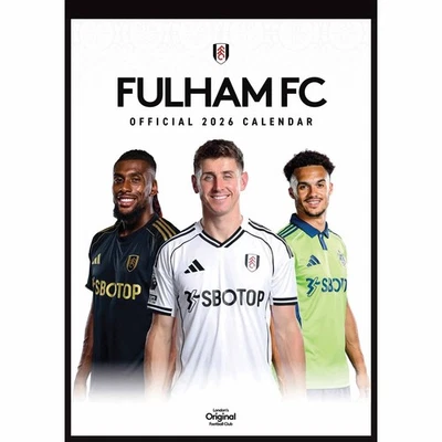 GRANGE COMMUNICATIONS LTD Fulham FC A3 Calendar 2026 - Football - Month To View