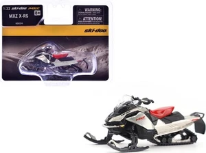 Ski-Doo MXZ X-RS Snowmobile Spartan Red and Gray Metallic 1/32 by BRP Models - Picture 1 of 6