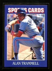 1992 Allan Kaye's Sports Cards News #75 Alan Trammell bordo lamina d'oro - Foto 1 di 2