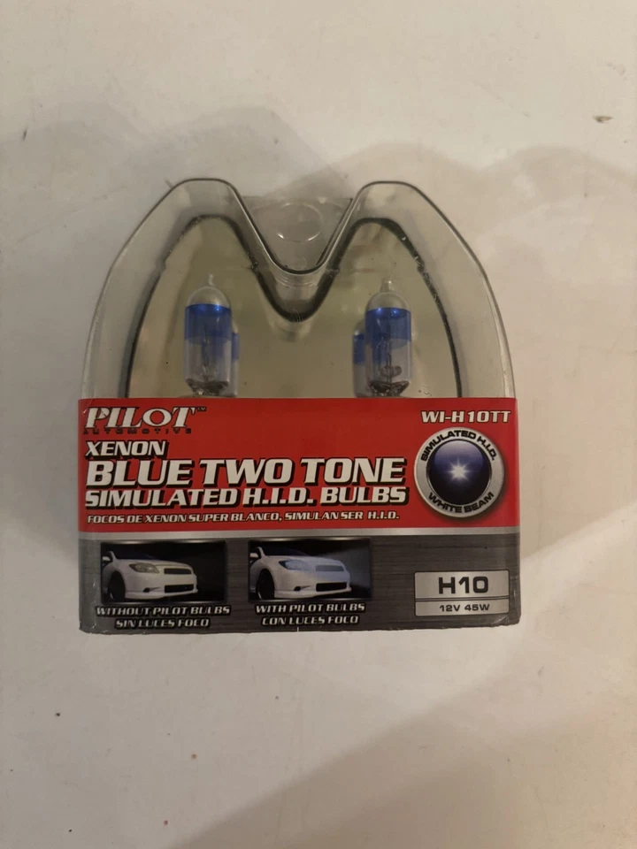 Pilot WI-H10TT H10 Xenón Azul Dos Tonos Simulado HID Bombillas, 12V 48W, PAR Foto 1 de 1