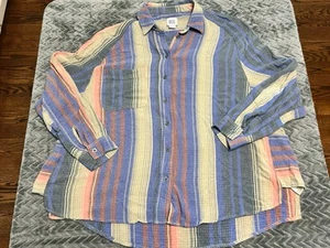 BDG Hemd mehrfarbig gestreift Oversized Urban Outfitters Größe M - Bild 1 von 7