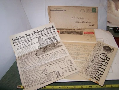 Folleto de ventas de motores Hit Miss OLDS folleto embrague polea correa carcasa de maíz Foto 1 de 4