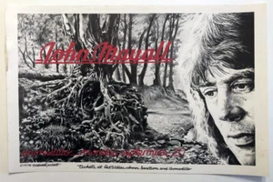 1976 MICAEL PRIEST JOHN MAYALL ARMADILLO AUSTIN TEXAS CONCERT POSTER - Picture 1 of 1