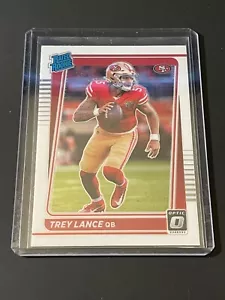 Panini Donruss 2021 novato con clasificación óptica #203 Trey Lance novato a radiocontrol 49ers - Imagen 1 de 2