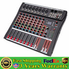 Pro 8 Channel Bluetooth Studio Audio Mixer Live Sound Mixing Console with USB 