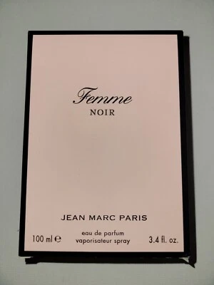 Jean Marc Paris Femme Noir Eau de Parfum Spray 3.4 OZ Nuevo en Caja Foto 1 de 4