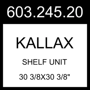 IKEA KALLAX Shelf Unit White Stained Oak Effect 30 3/8x30 3/8" 603.245.20 - Picture 1 of 1