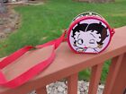 BETTY BOOP ROUND COLLECTIBLE TIN MINI PURSE LUNCHBOX 1998 RED Vintage