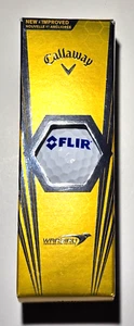 Teledyne FLIR Logo Callaway Warbird Golf Balls Sleeve of 3 High & Fast Flight - Picture 1 of 5
