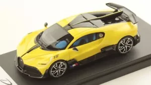 Vehicle Model Car Scale 1:43 Looksmart BUGATTI DIVO Glossy Yellow - Picture 1 of 1