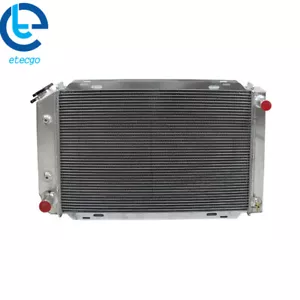 Radiador completo de aluminio de 3 filas para Ford Mustang GT/LX V6/V8 1979-1993 AT/MT - Imagen 1 de 14