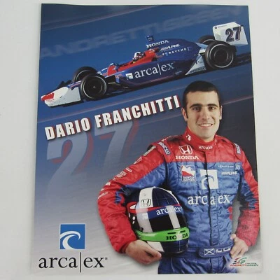 Tarjeta de héroe Dario Franchitti 2004 #27 Arca/ex Andretti Green Racing IndyCar Indy Foto 1 de 4