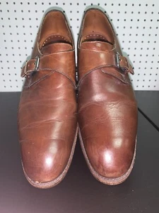 Allen Edmonds für Brooks Brothers brünierter Nussbaum Mönchsriemen 11,5D - Bild 1 von 10