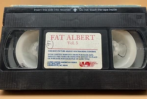 Fat Albert Vol. 5 VHS 1989 Tape Only No Box **Buy 2 Get 1 Free** - Picture 1 of 1