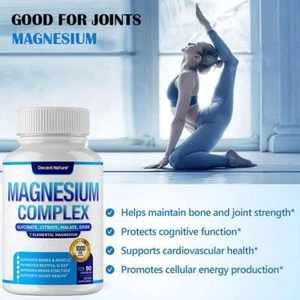 Magnesium Glycinate Capsules 1000mg Per Serving - 7 In1 Capsules 90cap - Picture 1 of 10
