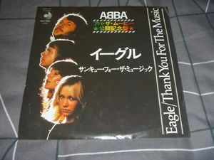 ABBA – Eagle / Thank You For The Music Original 1978 japan release 7" vinyl - Picture 1 of 4