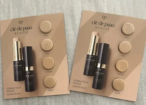 Lot Of 2- Cle De Peau Concealer sample SPF 27 Ivory/Beige/Almond/Ocher - Picture 1 of 3