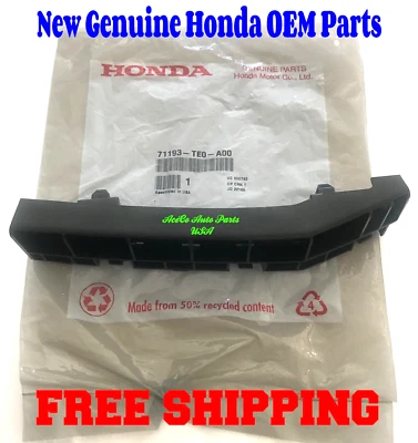 GENUINE 08-12 HONDA ACCORD COUPE 2008-2012 FRONT BUMPER SIDE SUPPORT BRACKET RH Foto 1 de 4