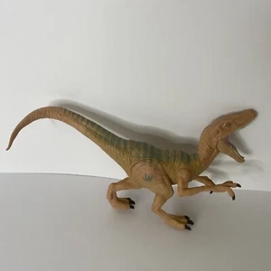 Figurine dinosaure Jurassic World Velociraptor Echo Raptor Hasbro 2015 bleu 11" L - Photo 1/6