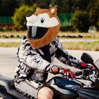 Motorcyclehelmet Cover Cartoon Squirrel Eye Catching Style Soft Motorbike Plush