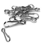 500 X Stainless Snap Lanyard Clip Hook Carabiner Camping Loaded Clasp Keyring