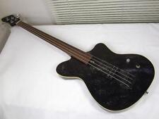 Vintage American Jesus Fretless E-Bass schwarz Sound Output bestätigt for sale