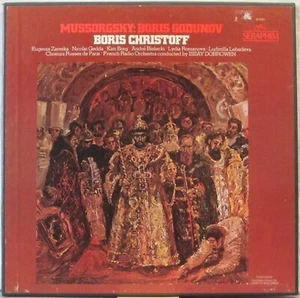 MUSSORGSKY Boris Godunov 4-LP Box—Boris Christoff; French Radio Orch., Dobrowen  - Picture 1 of 1