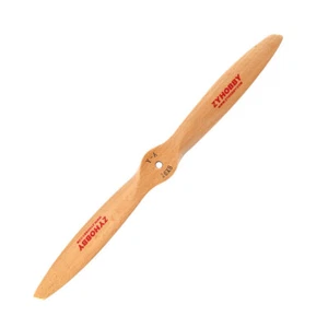1PZ MODELLO DI VOLO Elica in legno spiaggia 16x8 2 lame per aereo a gas AF #01 - Foto 1 di 9