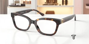TORY BURCH TY2084 1728 Dark Tort Demo Lens 54 mm Women's Eyeglasses - Picture 1 of 6