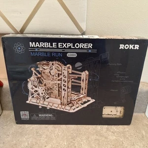 ROKR Marble Explorer Marble Run LG501 Laser Cut 3D Wooden Puzzle 260 Pieces NIB - Picture 1 of 9