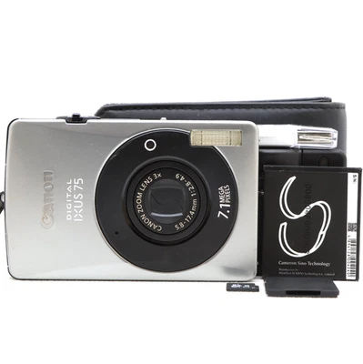 Canon Digital IXUS 75 7.1MP Compact Digital Camera Tested Full Kit VGC Fast Post - Image 1 of 4