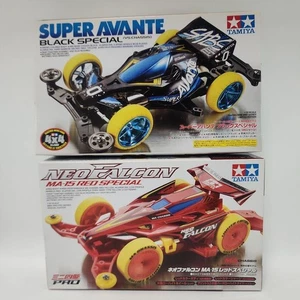 Mini 4WD Super Avante Black Special Neo Falcon Red Special Unassembled - Picture 1 of 7
