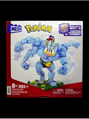 Mega Pokémon Machamp Building Toy Set 401 Pieces HTH70 Nintendo Pokémon - Image 1 of 4