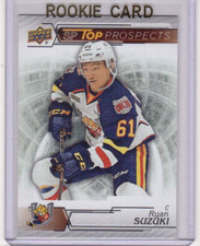 RYAN SUZUKI 18/19 Upper Deck CHL Rookie SP Top Prospects SP3 Hurricanes Case Hit