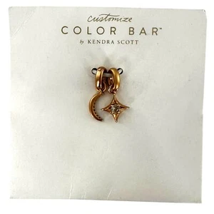 NEW Kendra Scott Color Bar Go Beyond Charm Set Rose Gold - Picture 1 of 2