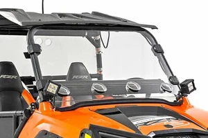 Rough Country Vented Windshield Scratch Resistant for Polaris RZR 800 08-14 - Picture 1 of 5