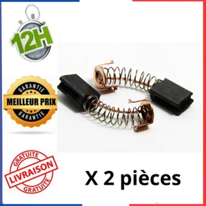 2 x Charbons Balais Moteur Black & Decker, Ryobi 5 x 8 x 12 mm Compatible G720 - Imagen 1 de 2