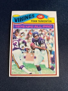 1977 TOPPS FOOTBALL #400 FRAN TARKENTON!! $1 SHIPPING!! - Picture 1 of 2