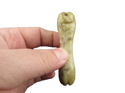 Китай, старый нефрит, культура Хуншань, коллекционные предметы, редкая удочка, подвеска A(059) - Изображение 1 из 4