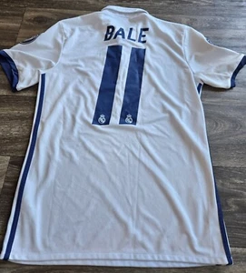Adidas Real Madrid 16/17 Home Gareth Bale Soccer Jersey Size Small AI5187 - Picture 1 of 17