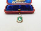Sterling Silver And Enamel Travel Shield Widecombe Charm Vintage C1970