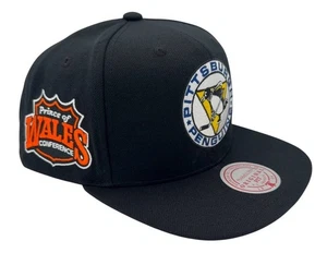 Mitchell & Ness NHL Pittsburgh Penguins Conference Patch Snapback Hat, New - Picture 1 of 8