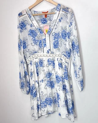 Vestido Chelsea y Violeta Floral Cottage Talla XL NUEVO Playa Fiesta Romántico C142 Foto 1 de 4