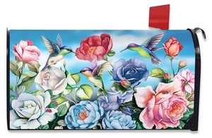 Briarwood Lane Hummingbird and Roses Spring Mailbox Cover - Picture 1 of 5